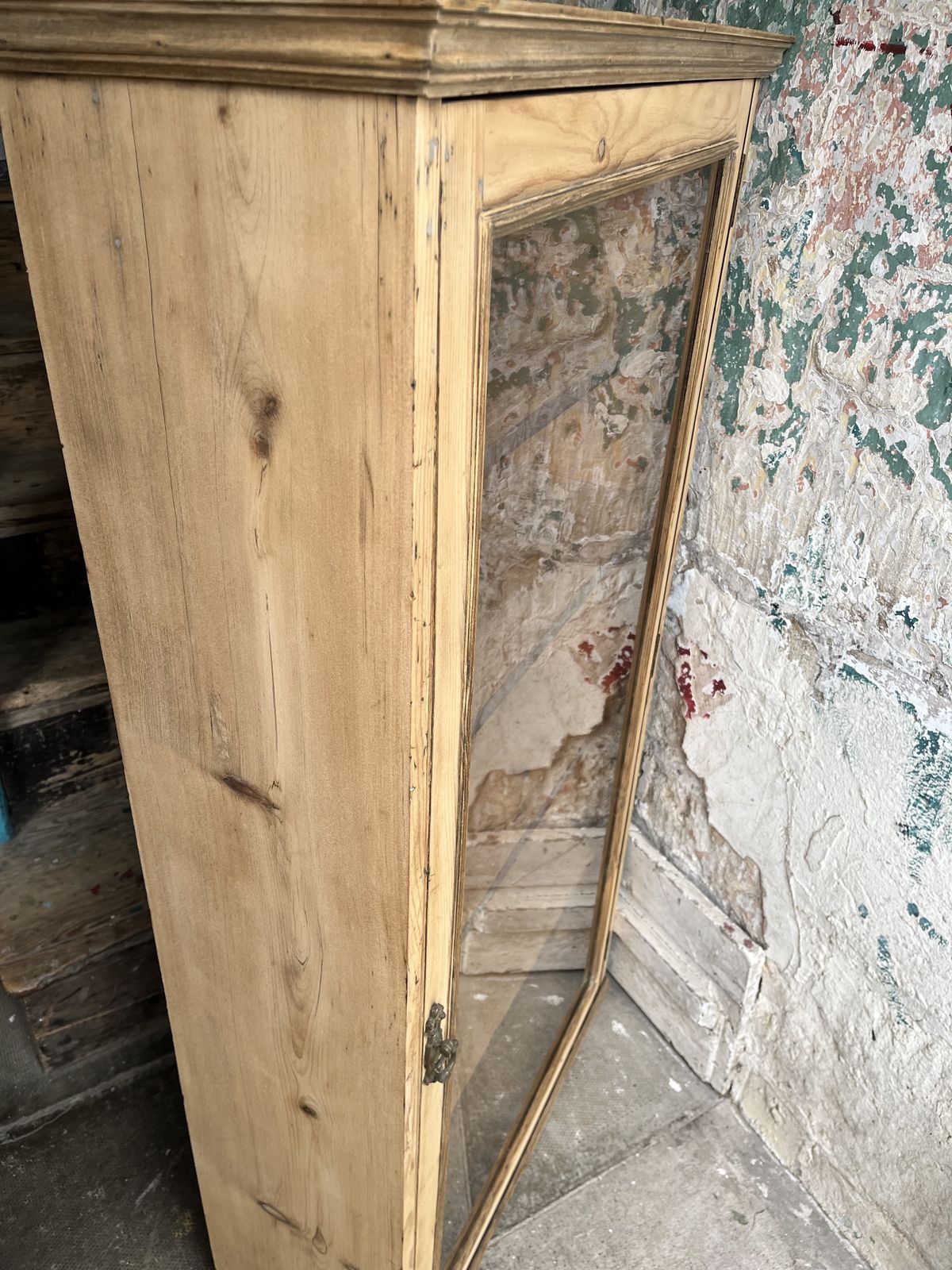 photo buy Victorian Pine Display Cabinet