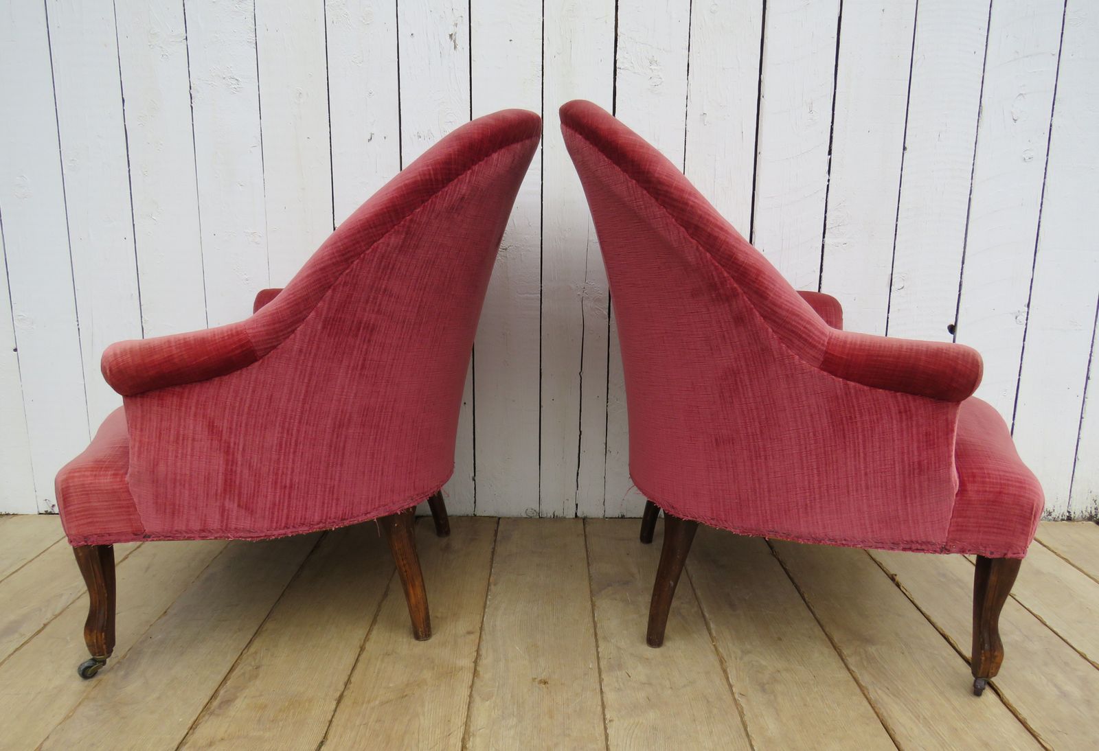 Pair Of Antique Napoleon III Tub Armchairs photo 695.0