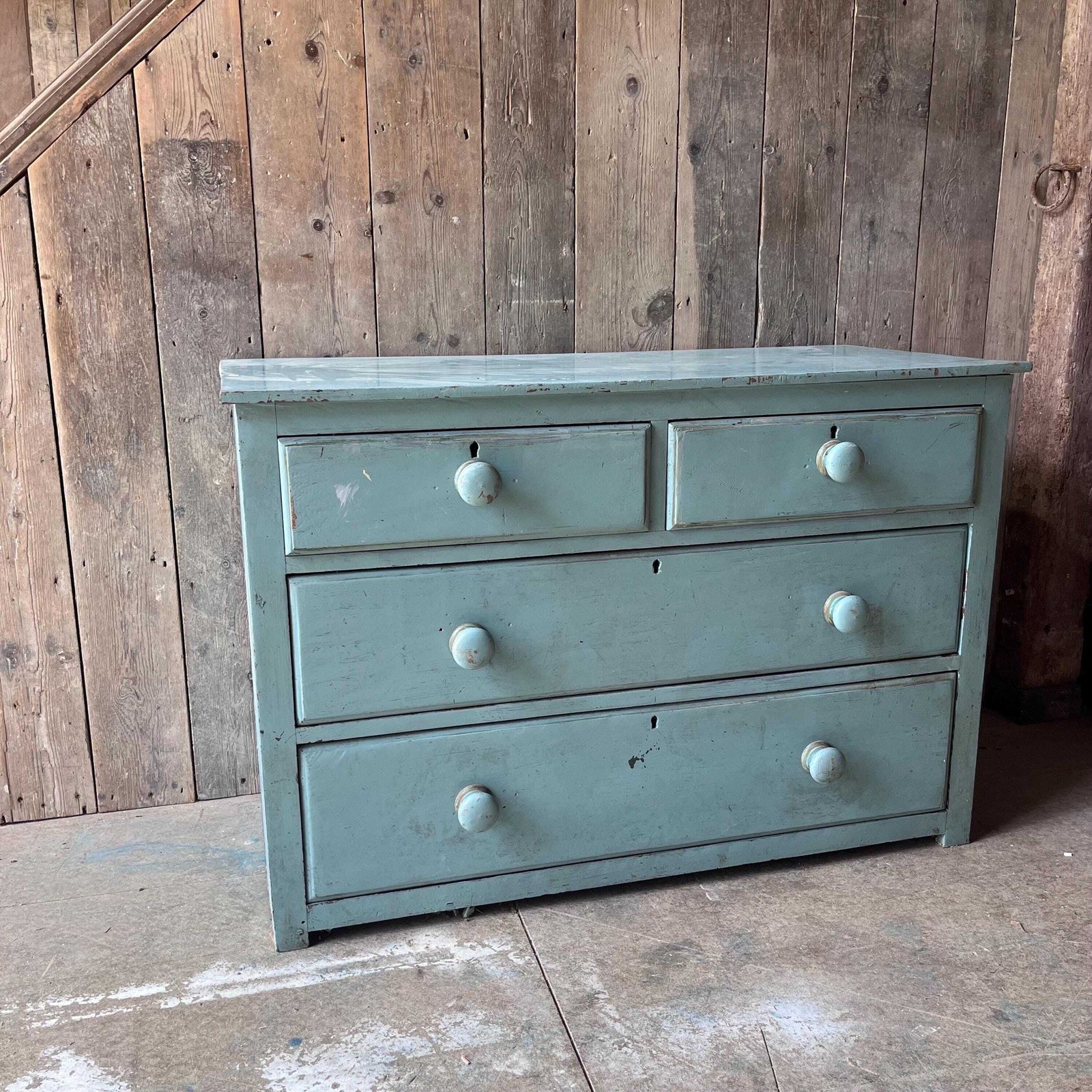 Victorian Painted Pine Chest Of Drawers photo buy