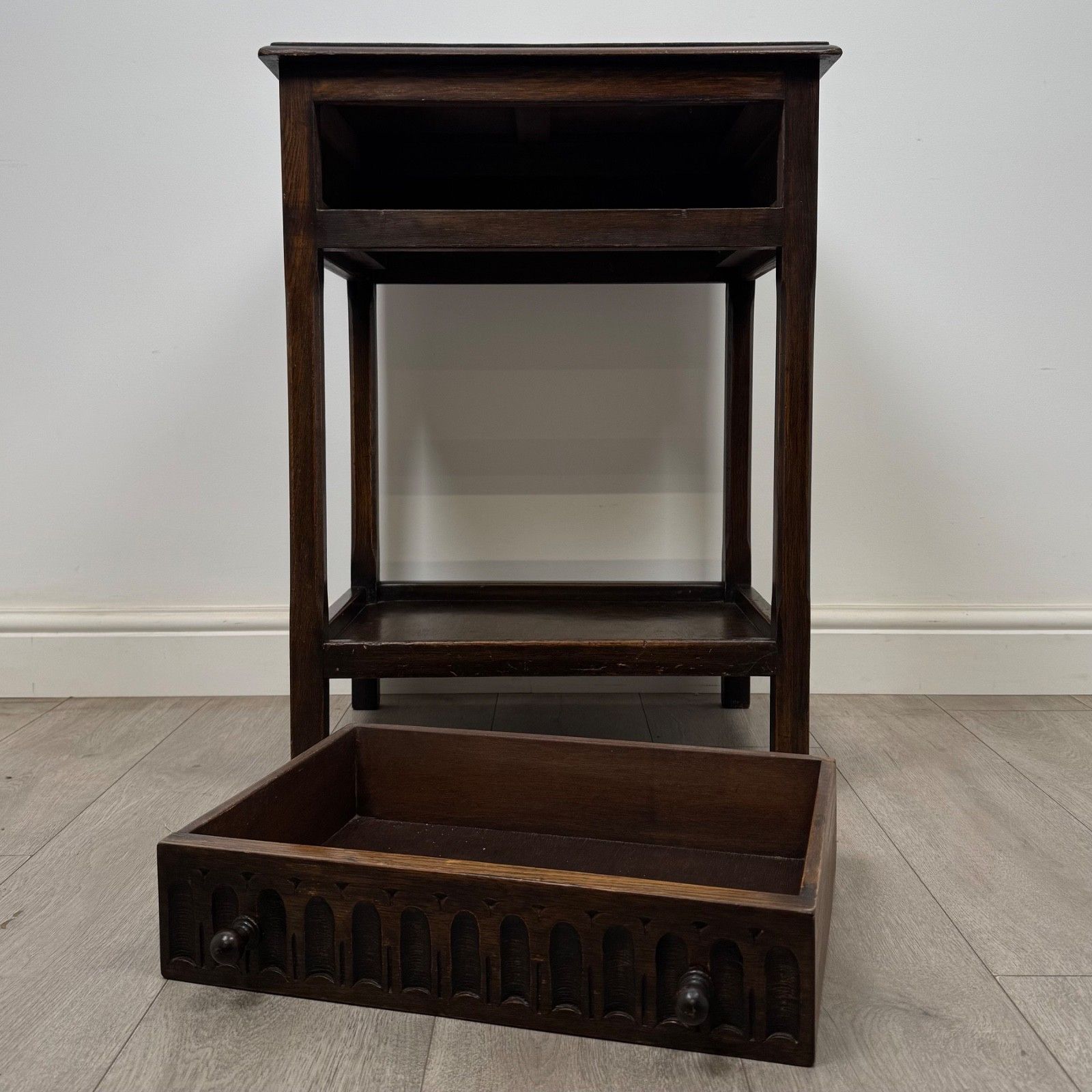 photo for sale Antique 20th Century Edwardian Side Table In Oak ( Af 5858 )