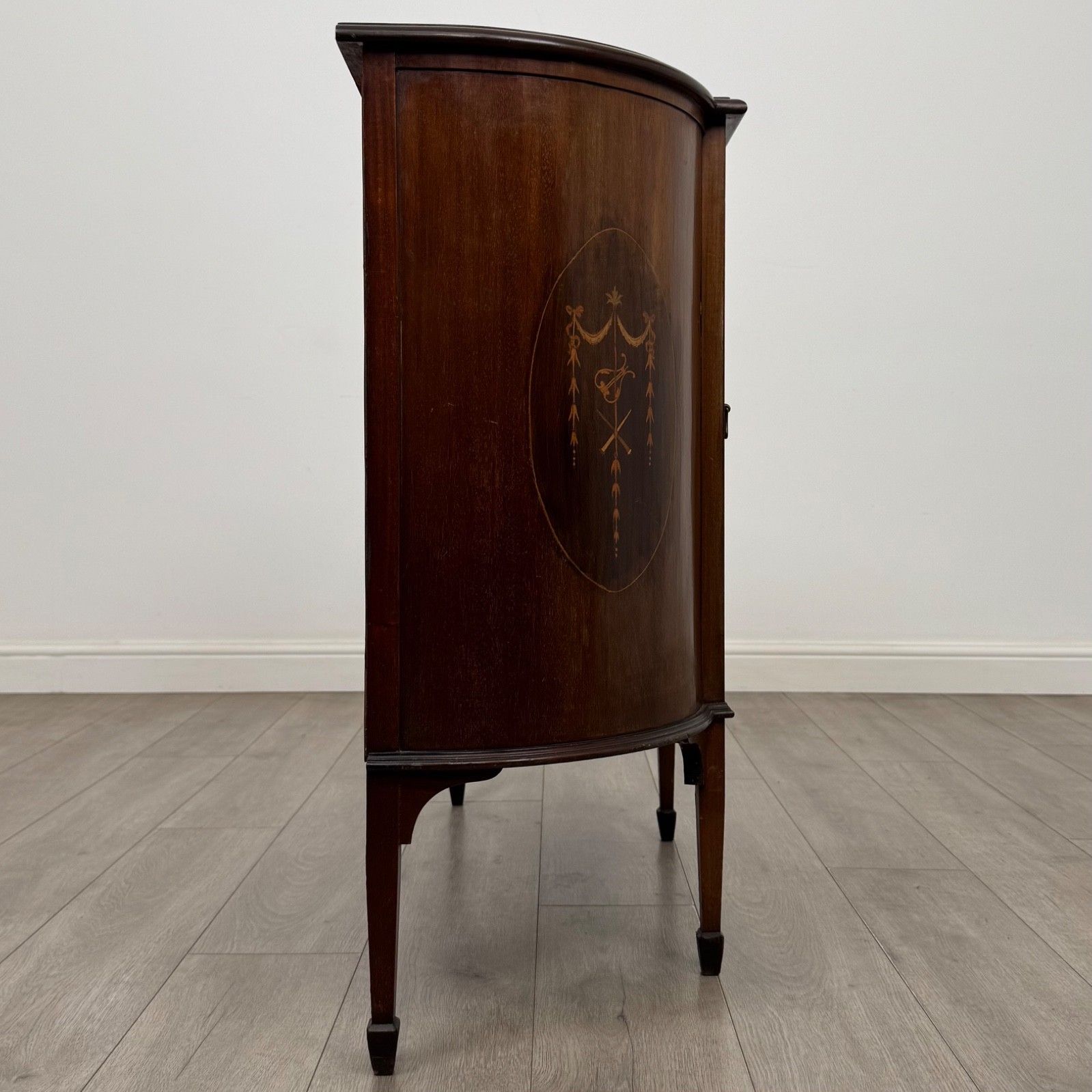 Antique 20th Century Edwardian Display Cabinet In Mahogany ( Af 5877 ) photo vintage