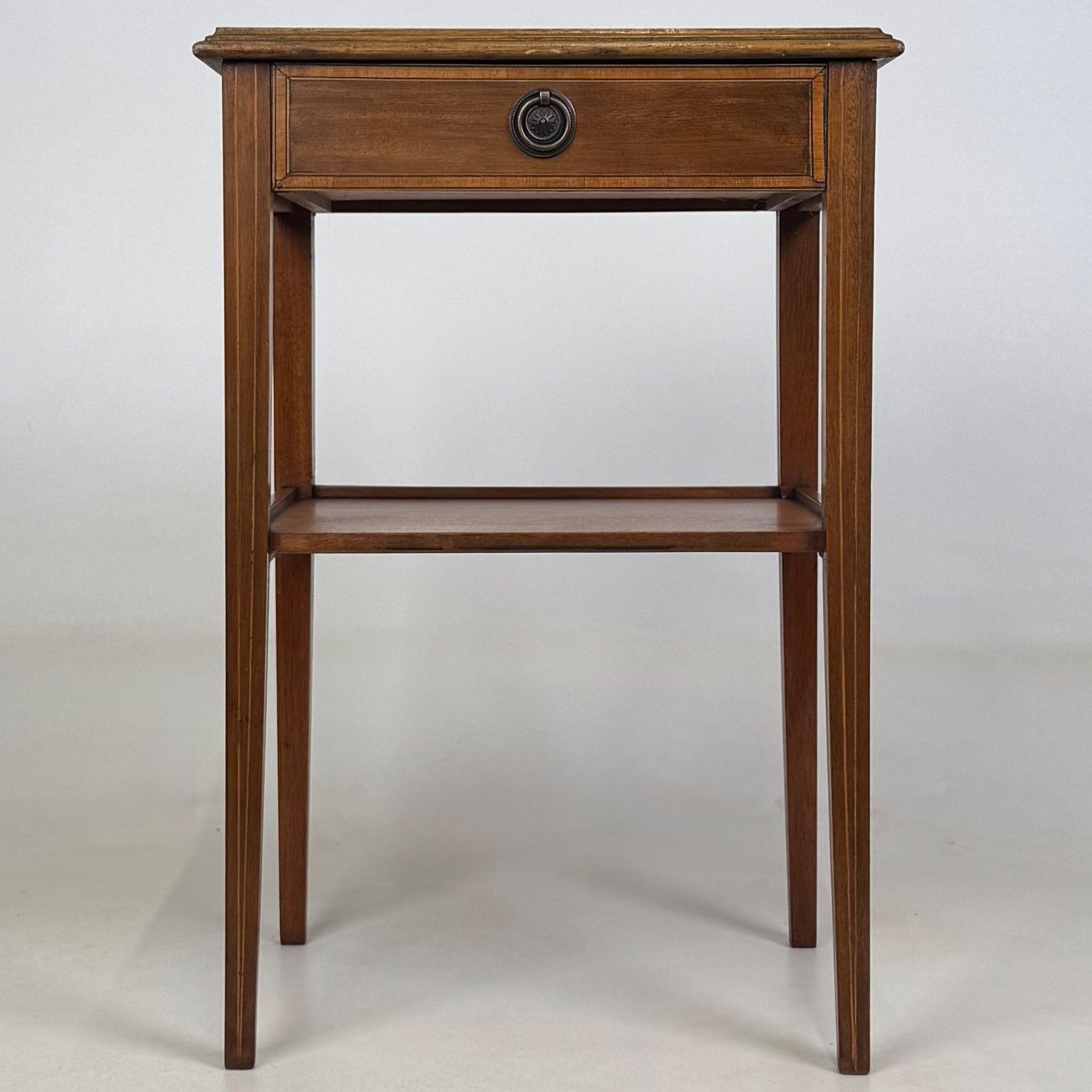 Antique 20th Century Pair Of Bedside Cabinets In Mahogany ( Af 5896 ) photo furniture