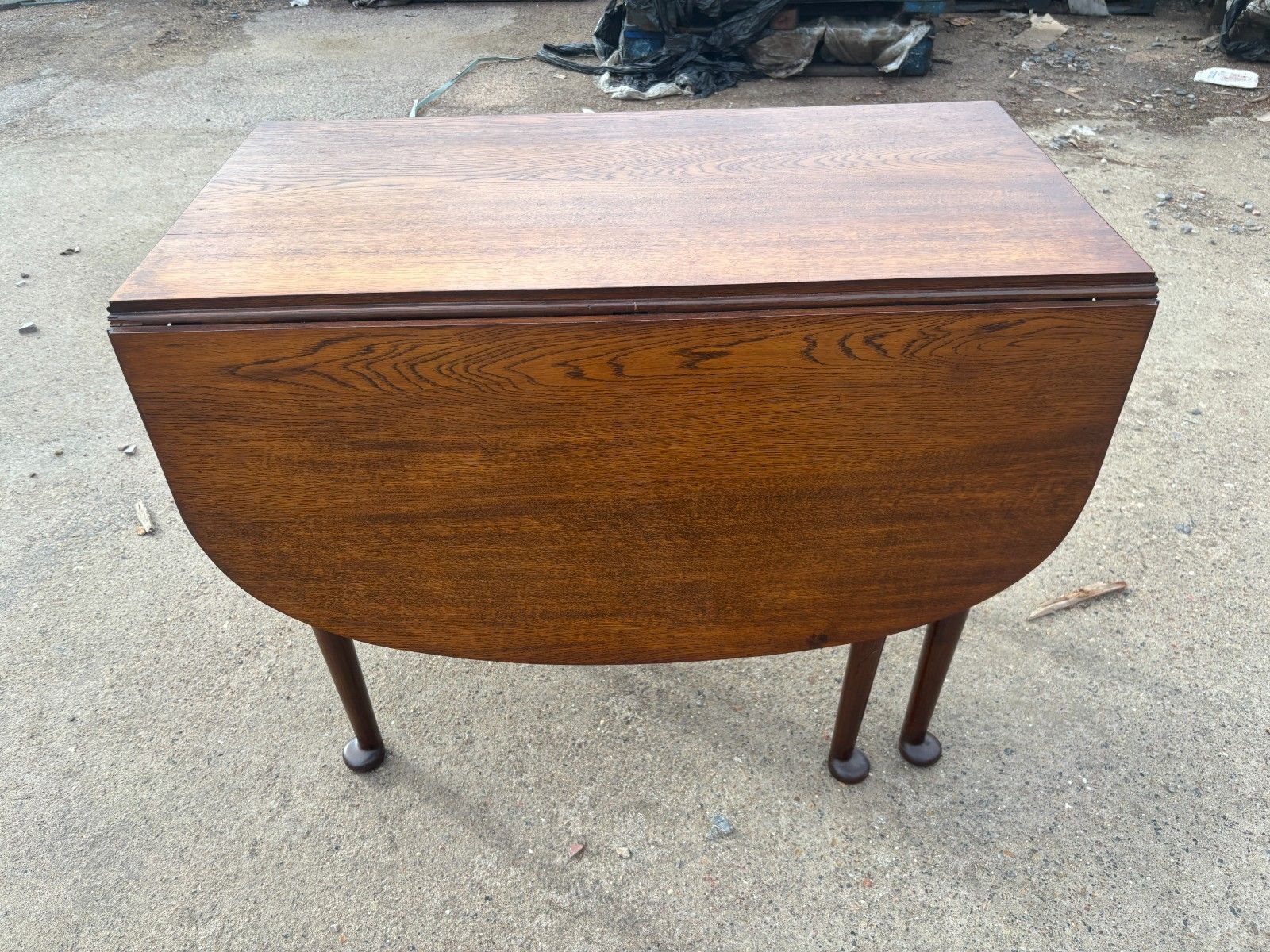 Antique Georgian Mahogany Drop Leaf Table With Two Drawers photo furniture