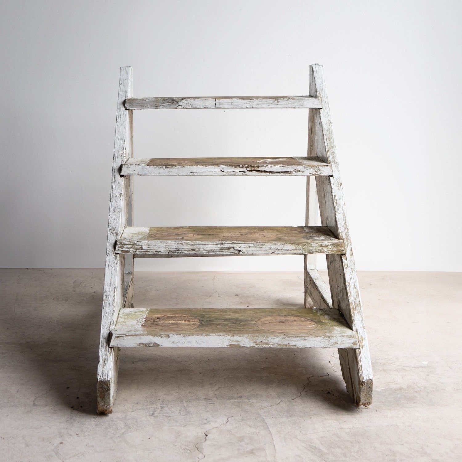 Set Of Antique Estate Made Painted Pine Country House Steps, English, 19th C. photo buy