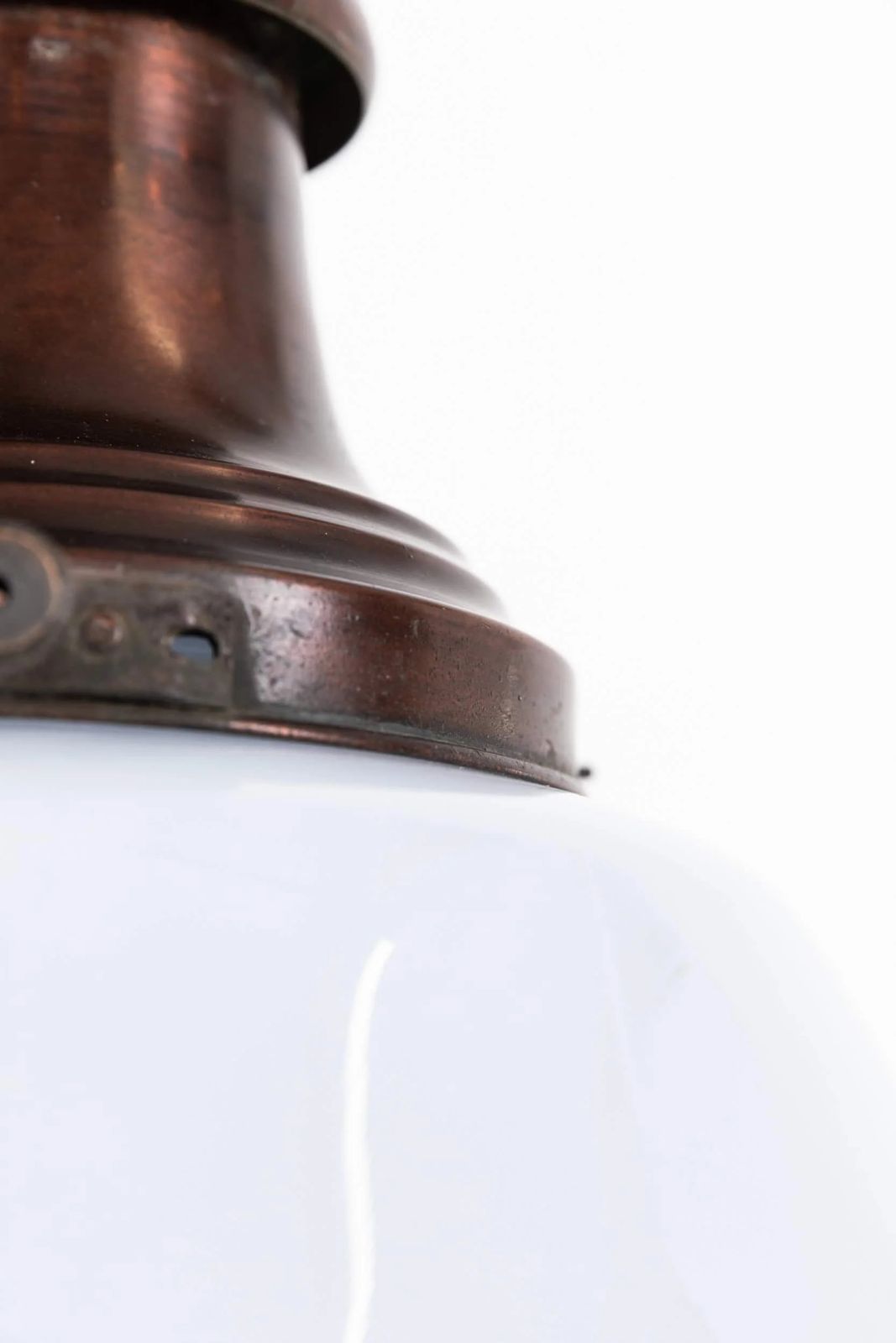 Early 20th Century Gec Opaline Pendant Light photo for sale