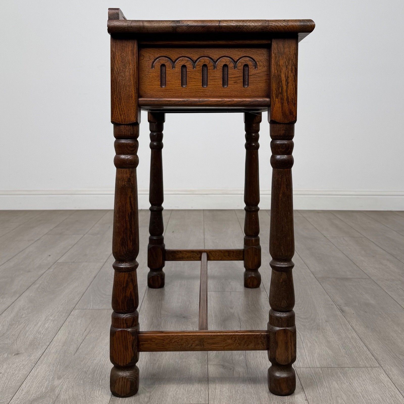 Antique 20th Century Edwardian Side Table In Oak ( Af 5832 ) photo buy