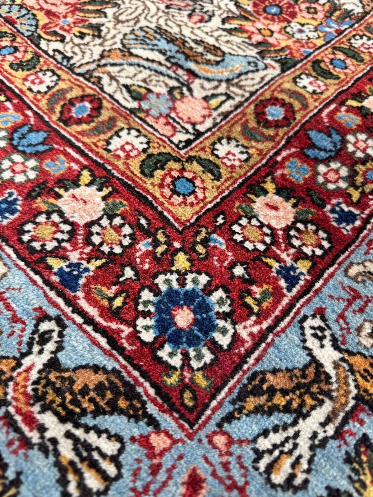 photo for sale Vintage Qum Carpet 3.86m X 2.86m