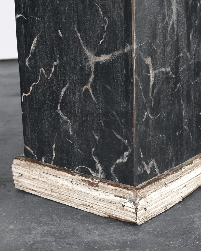 photo furniture Pair Of Early 20th C. Painted Plinths