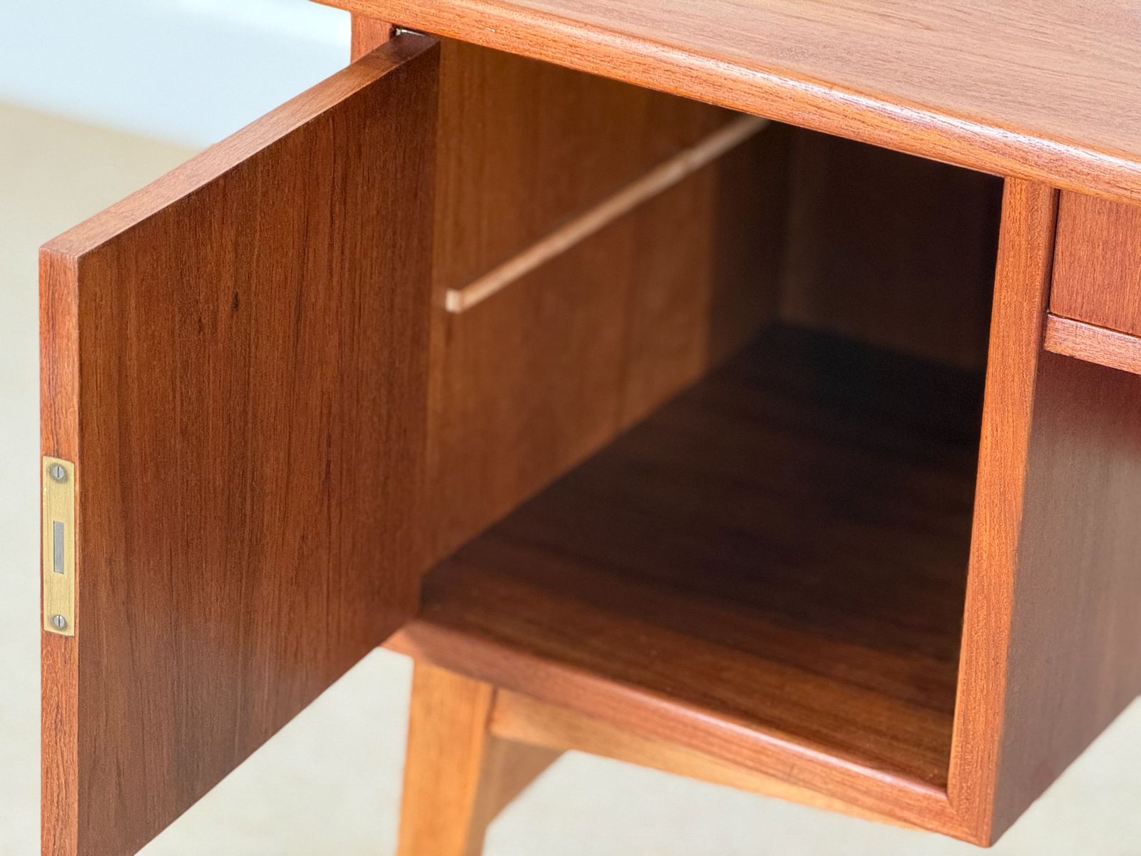 Svend å. Madsen Mid Century Danish Teak Desk, Denmark, 1960s photo vintage