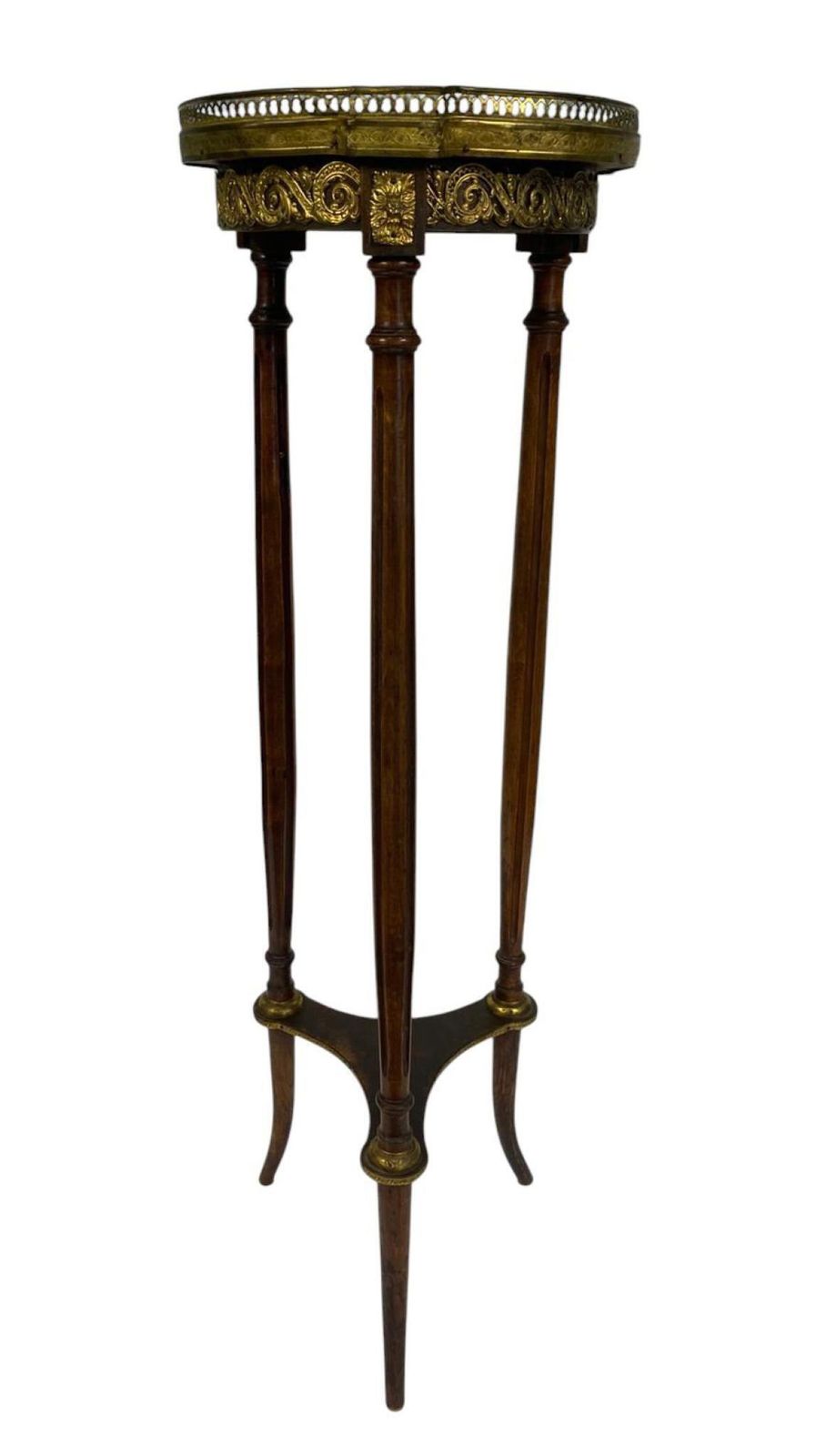 Louis XVI Pedestal Stand Table French Antiques 1880