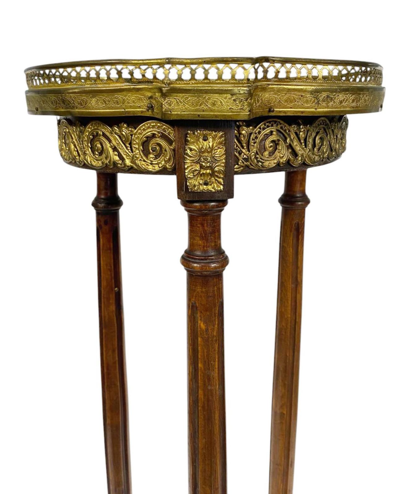 photo furniture Louis XVI Pedestal Stand Table French Antiques 1880