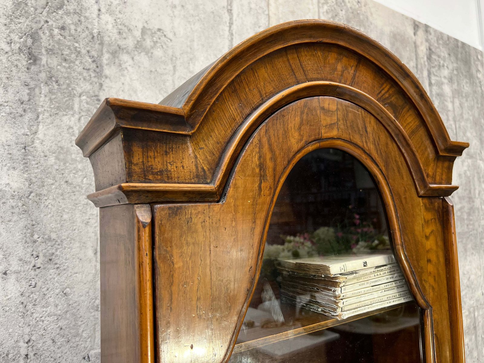19th Century Bureau Desk With Bookcase Display Cabinet photo for sale