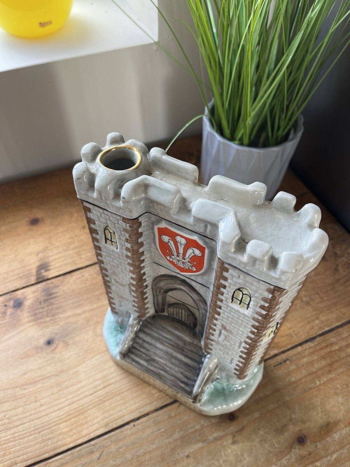 1969 Prince Of Wales Investiture Charles Caernarfon Castle Kings Gate Decanter photo for sale