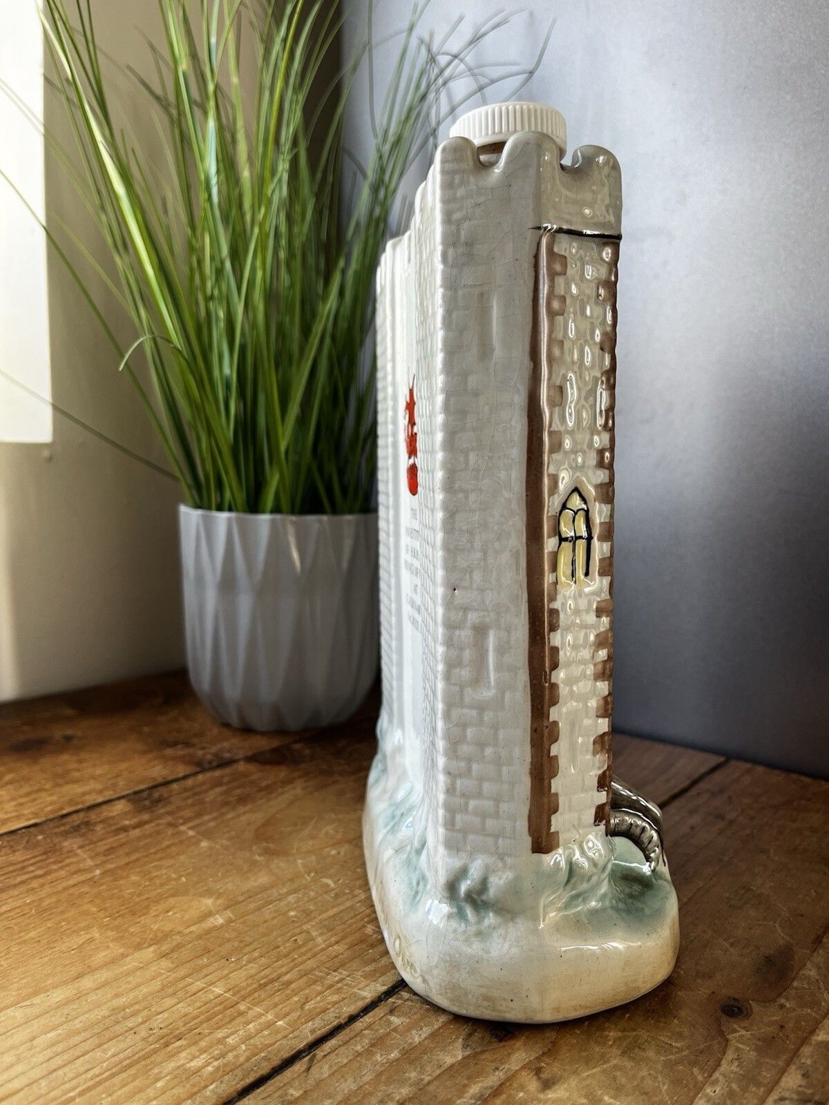 photo for sale 1969 Prince Of Wales Investiture Charles Caernarfon Castle Kings Gate Decanter
