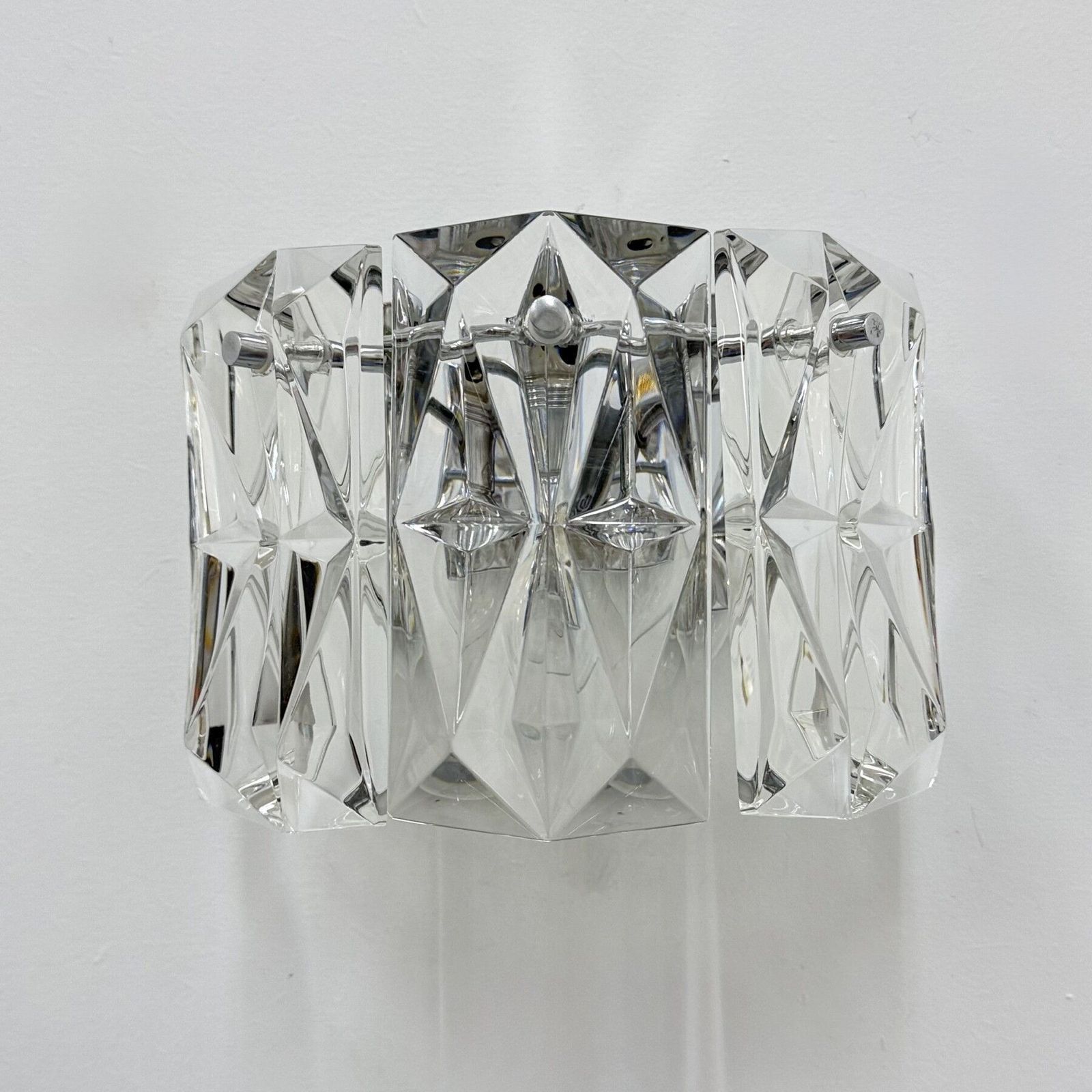 Crystal Sconce By Kinkeldey, Germany , 1970s photo buy