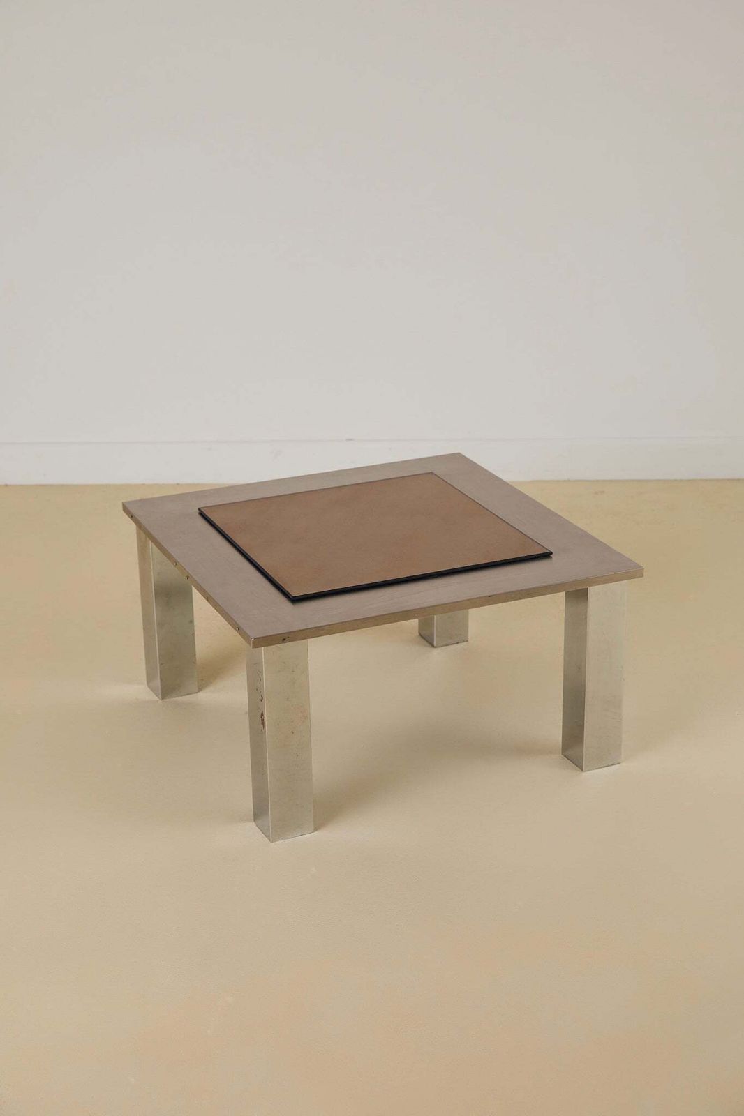 Small Aluminium Square Coffee Table photo Furniture