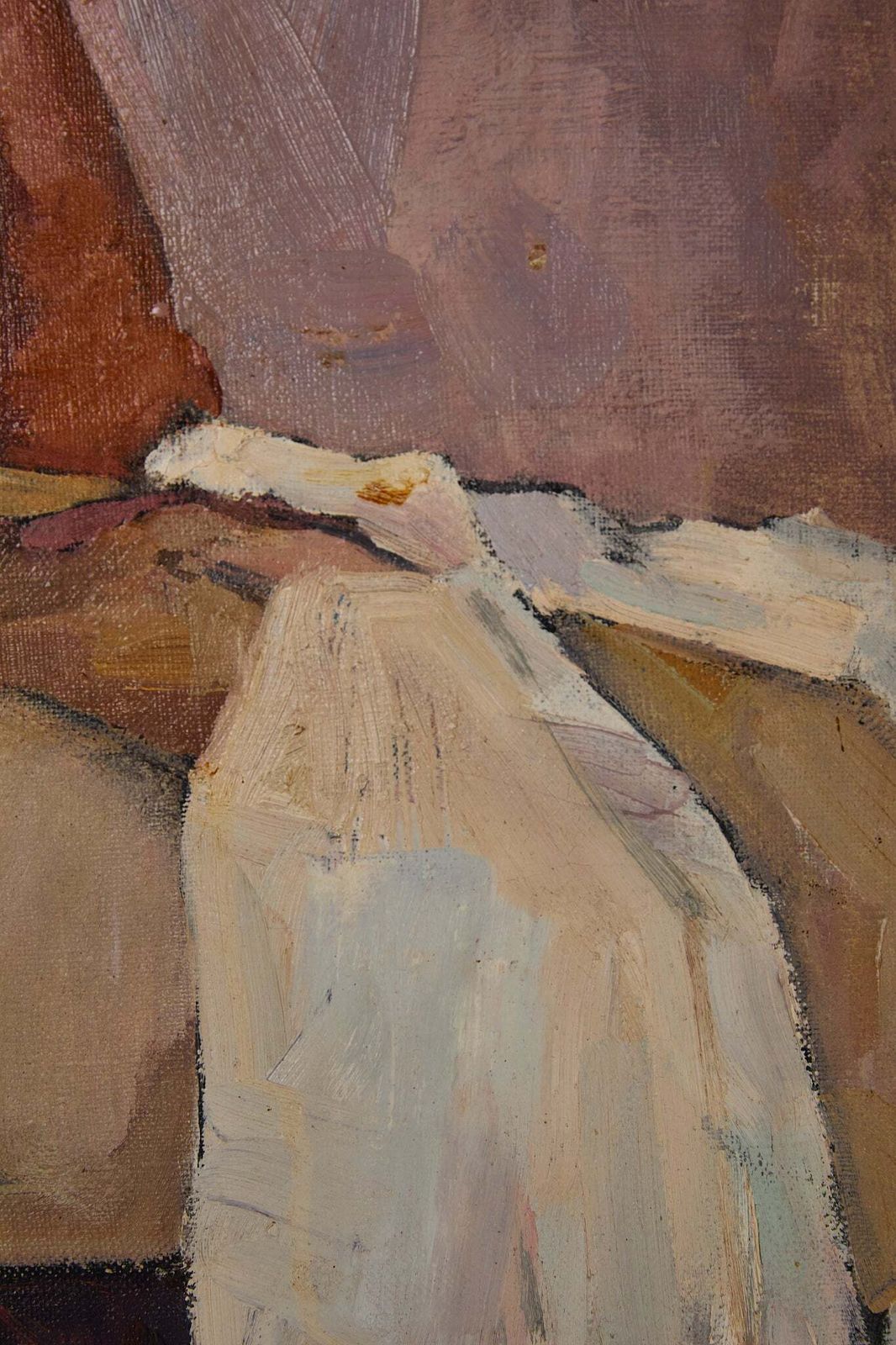 Nude Oil Painting Lilacs, 1960s photo buy