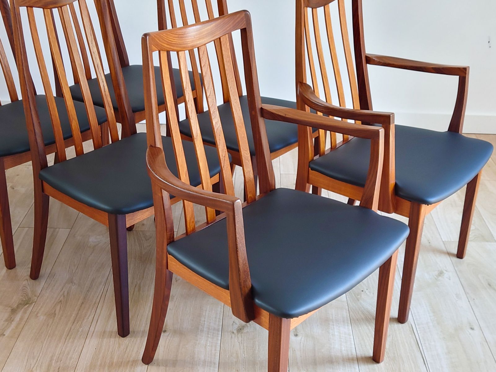 Mid Century Retro Set O 6 G Plan Dining Chairs photo furniture