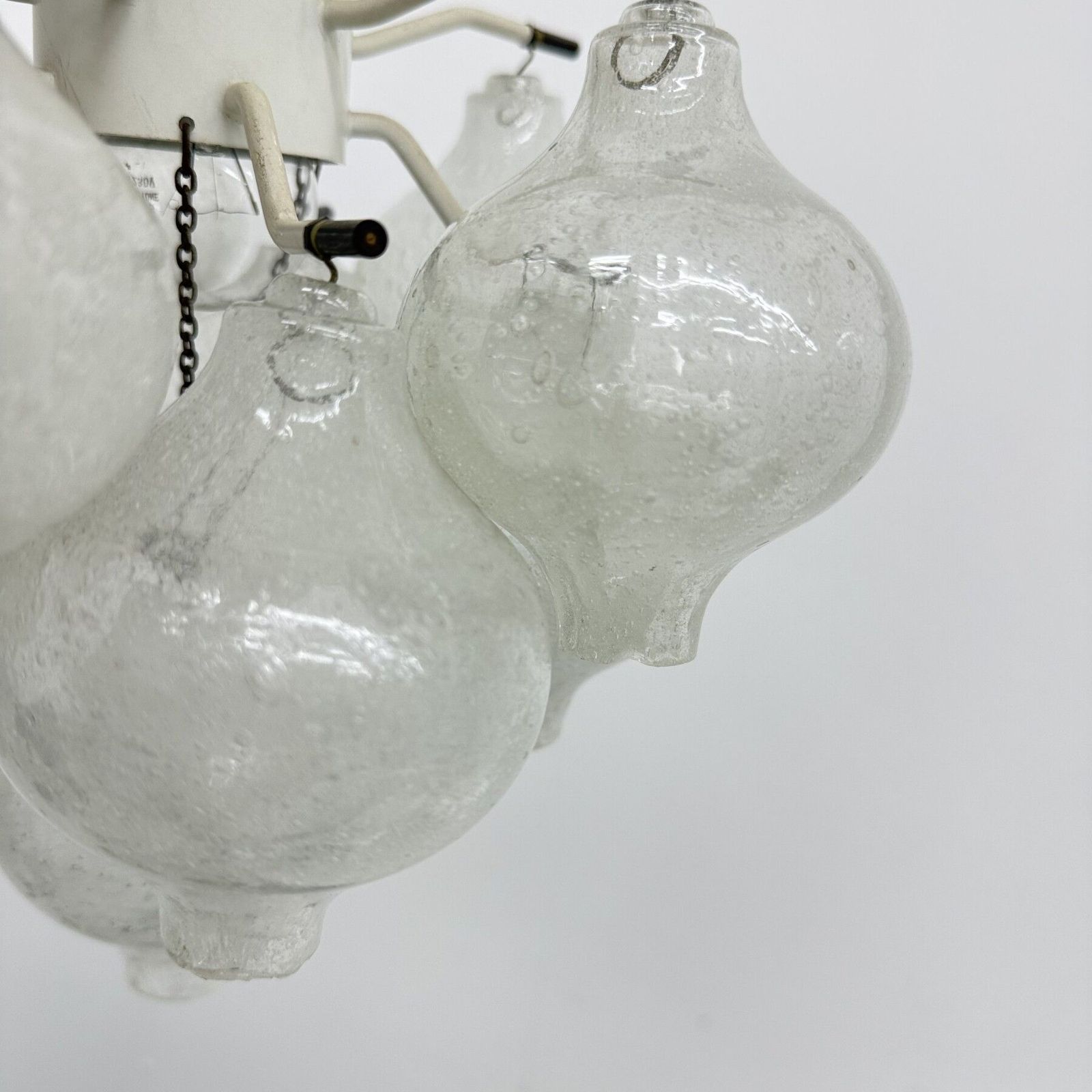 photo for sale Mid Century Tulipan Glass Flushmount By Kalmar, Austria , 1960s