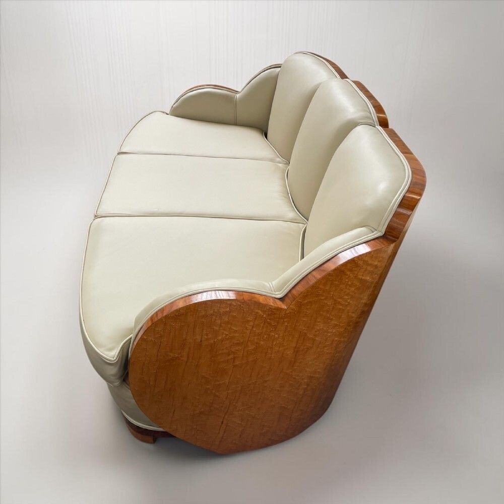 A Fine Art Deco Three Seater Sofa By Harry And Lou Epstein photo furniture