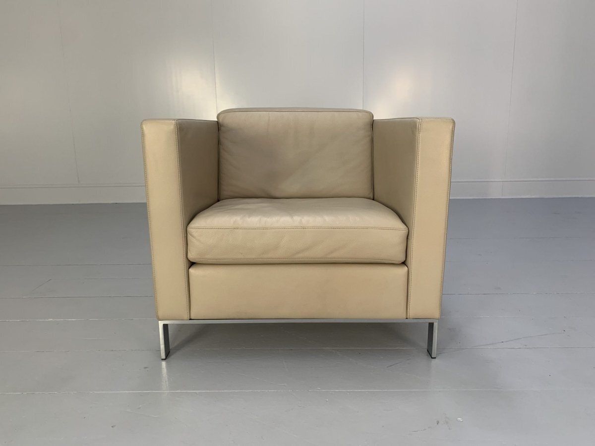 Walter Knoll Foster 500.10 Armchair   In Ivory Leather photo furniture