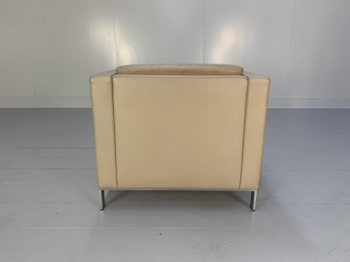 Walter Knoll Foster 500.10 Armchair   In Ivory Leather photo for sale