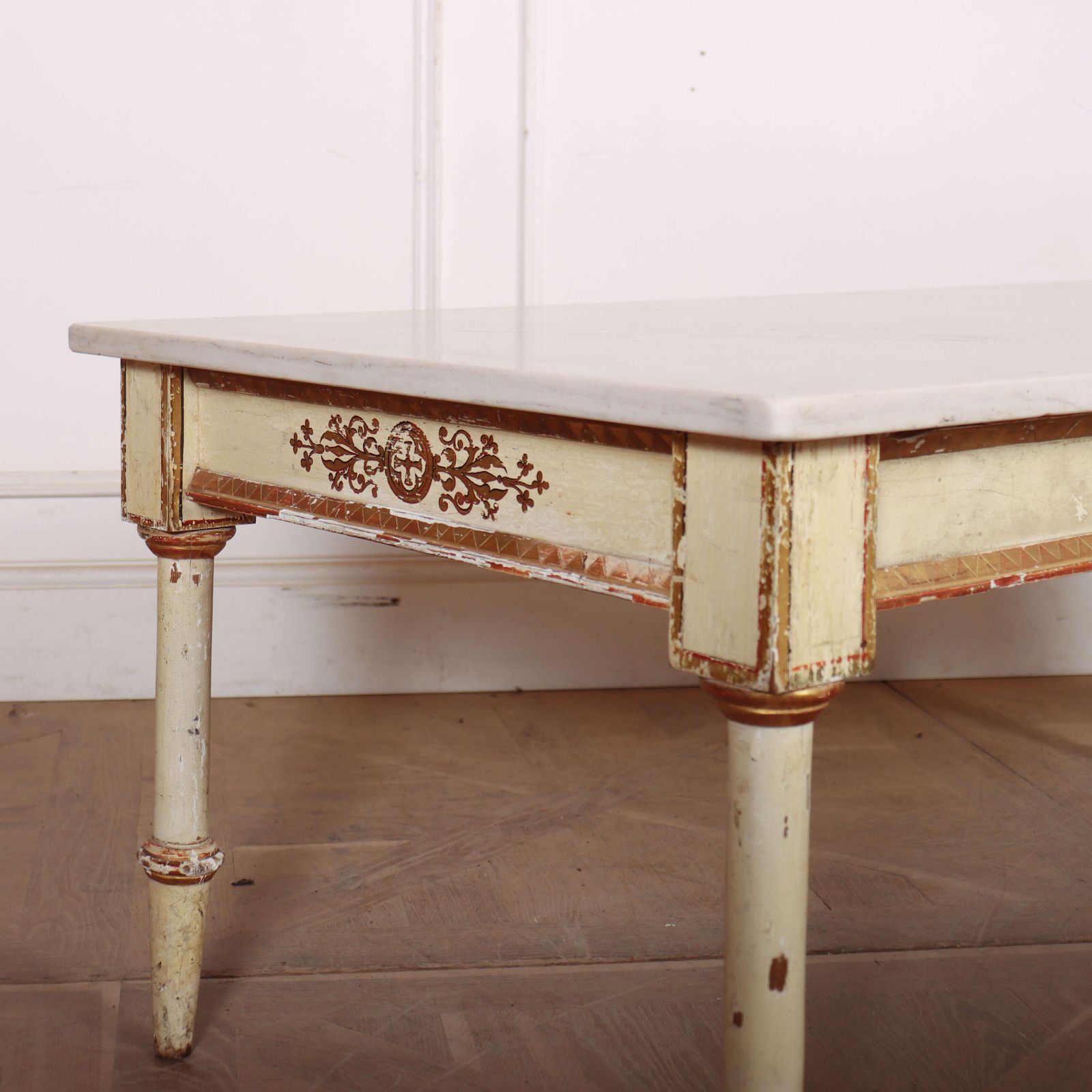 Italian Original Painted Coffee Table photo for sale