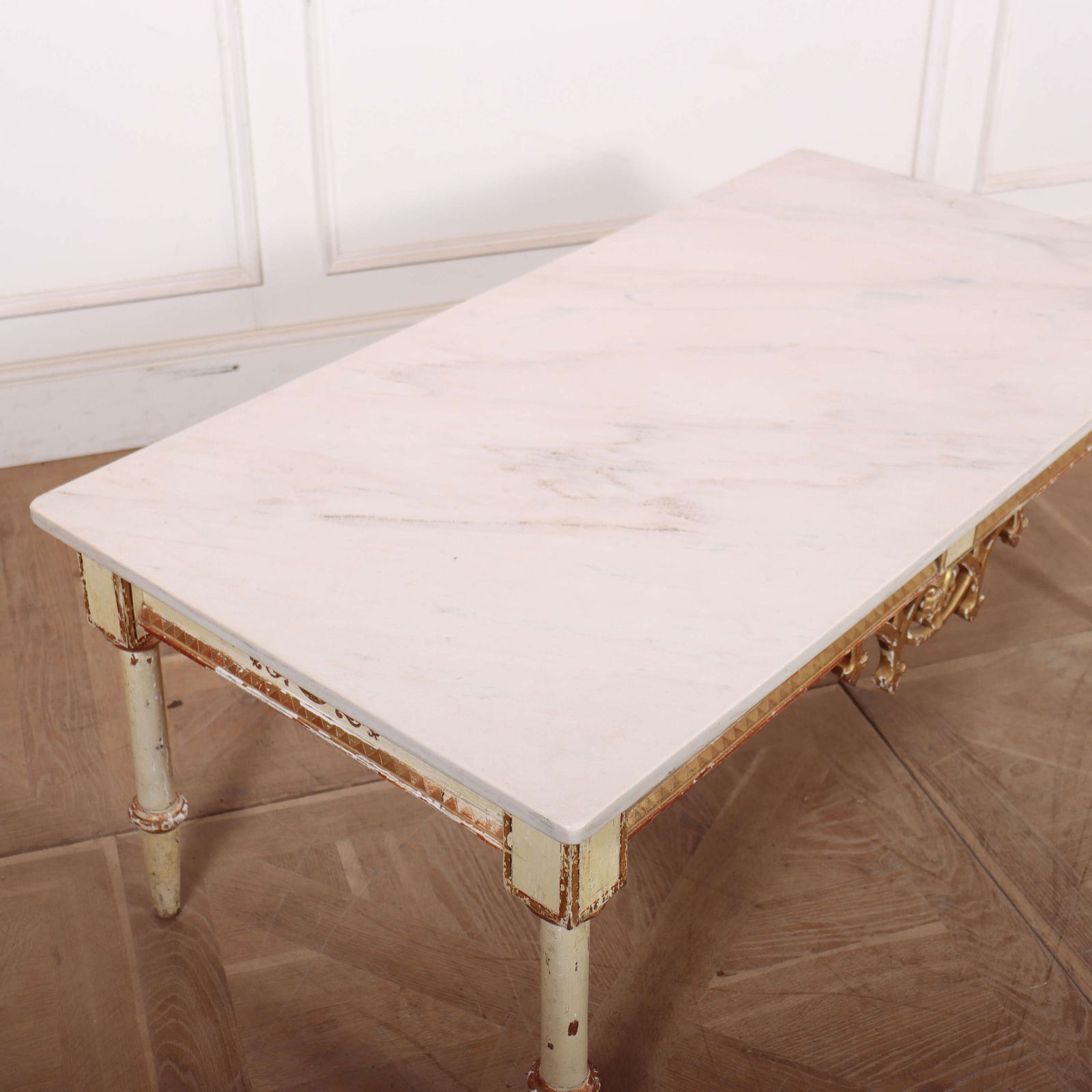 Italian Original Painted Coffee Table photo vinterior