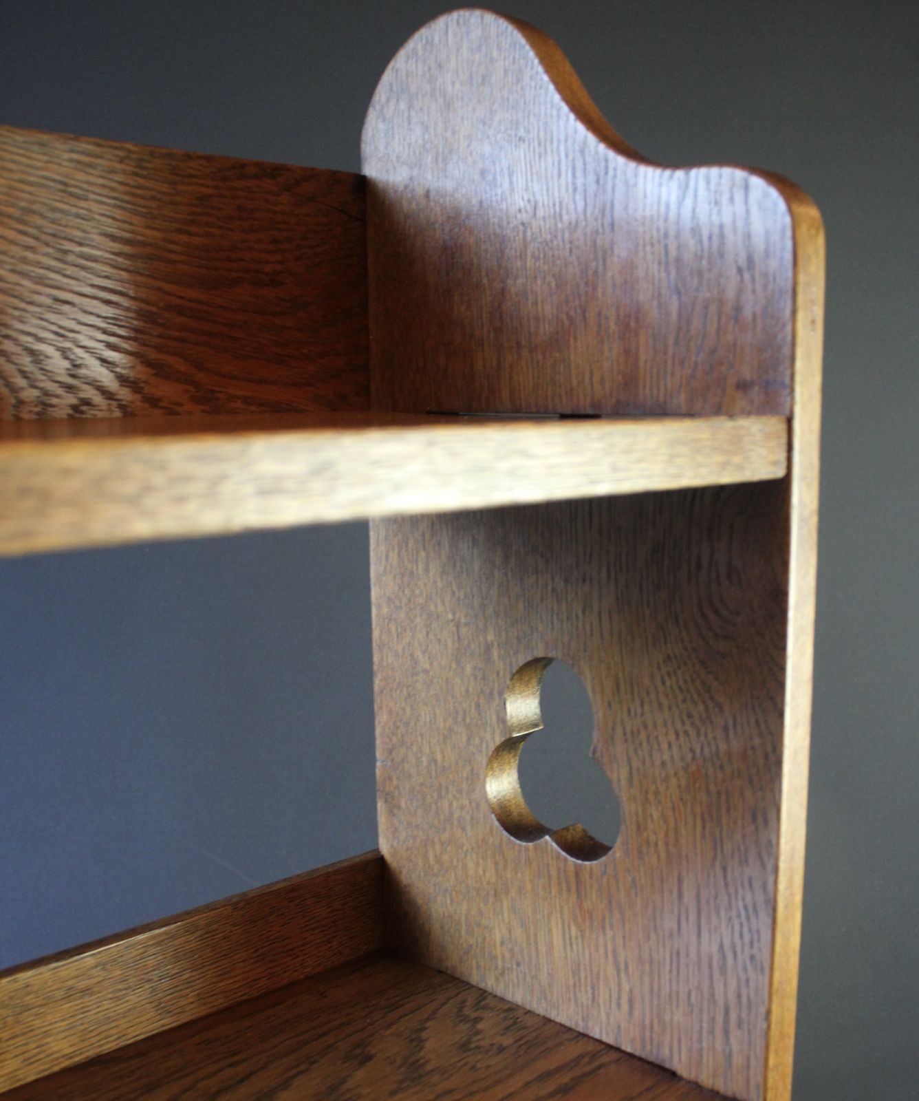 Arts And Crafts Oak Open Bookshelf Sedley For Liberty Co photo Furniture