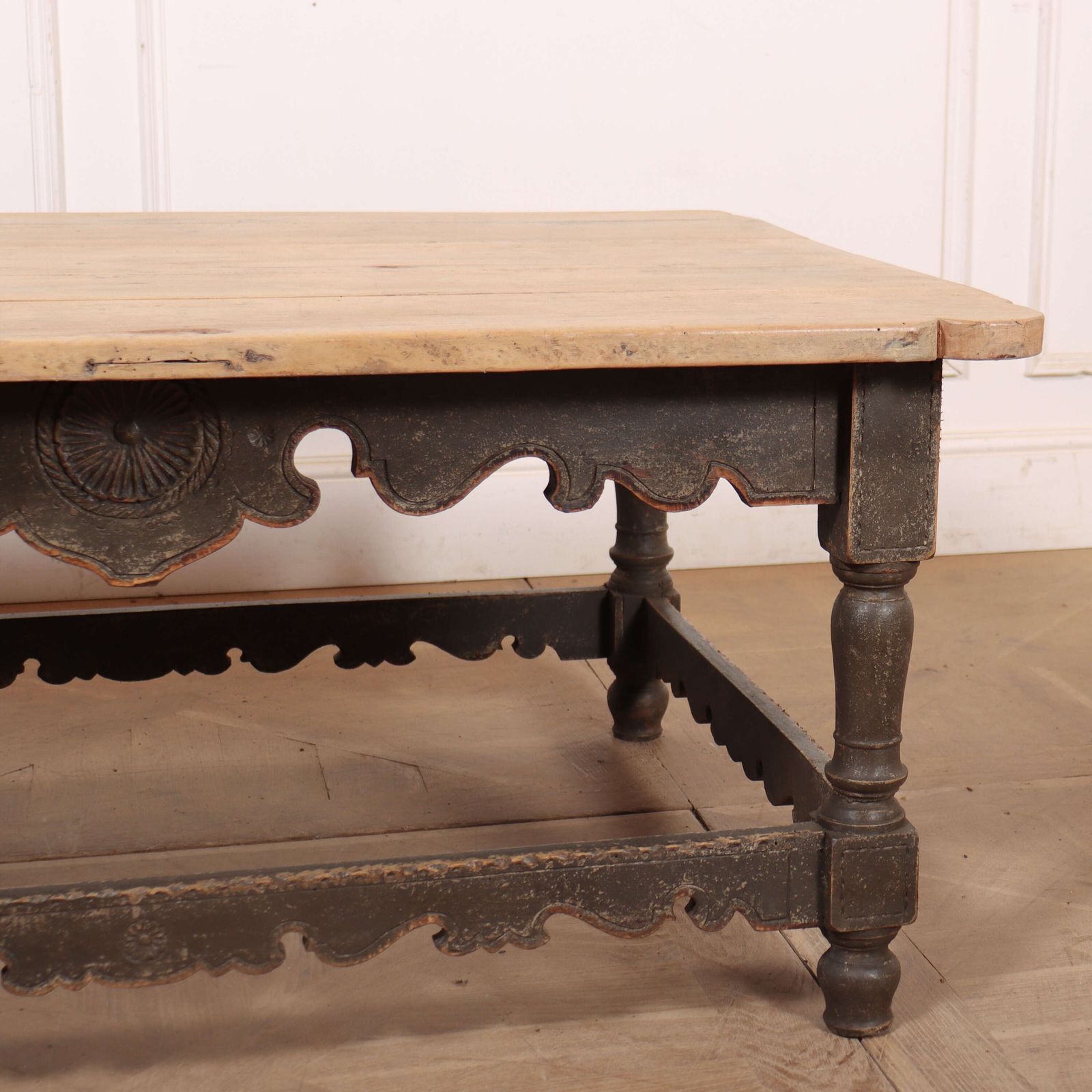 Danish Painted Coffee Table, 1800s photo for sale