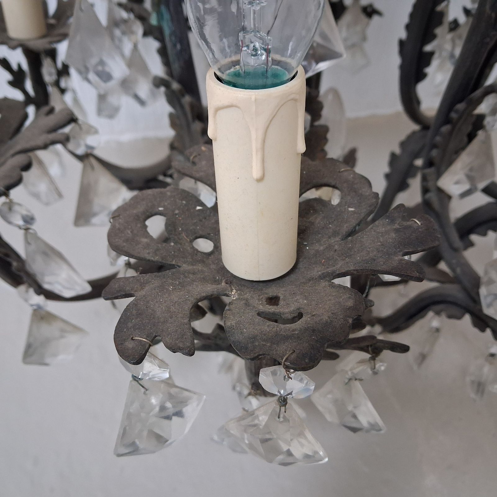 Antique French Chandelier, 1930s photo vinterior