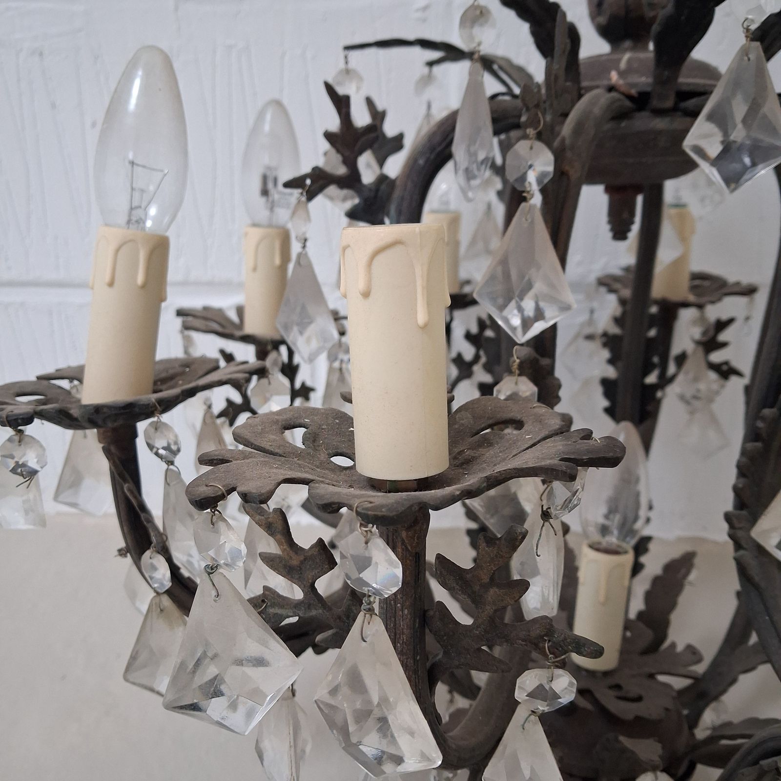 Antique French Chandelier, 1930s photo buy