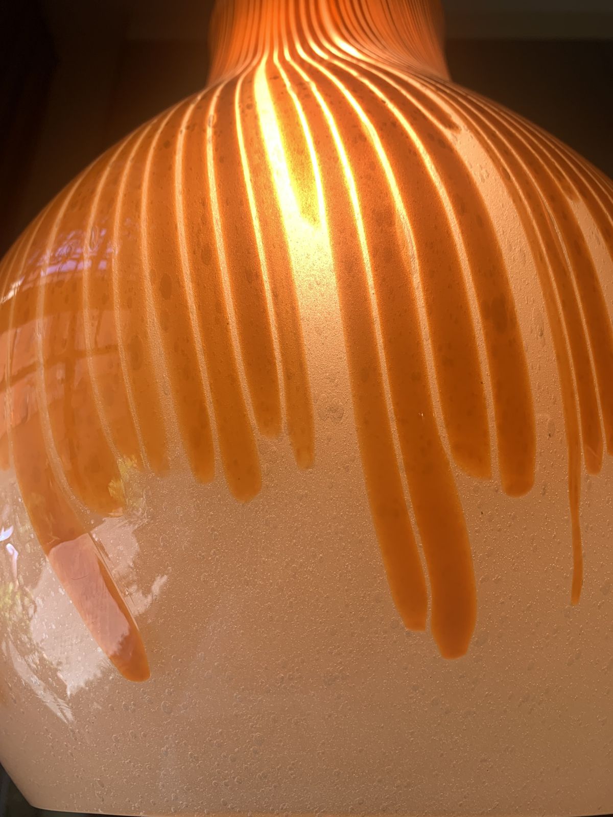 'Anemone' Pendant  In Glass By Ludovico Diaz De Santillana For Venini photo buy