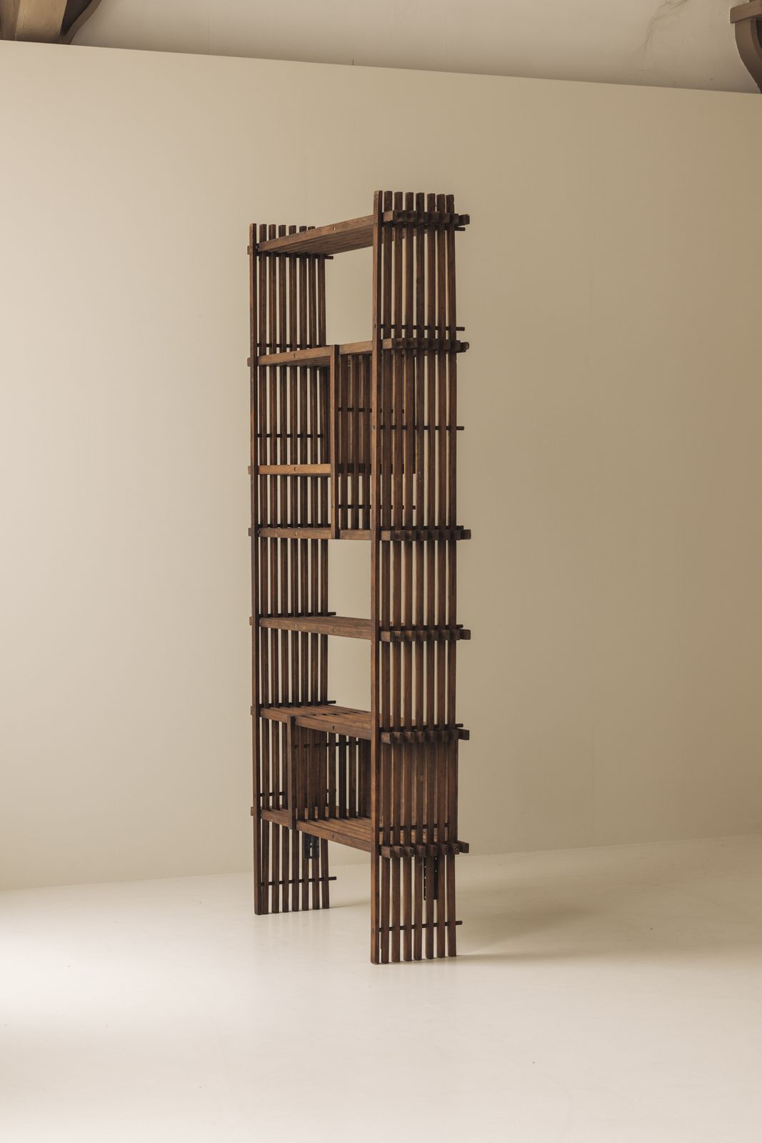 Architectural French Oak Bookcase / Cabinet From The 1950s photo 4200.0