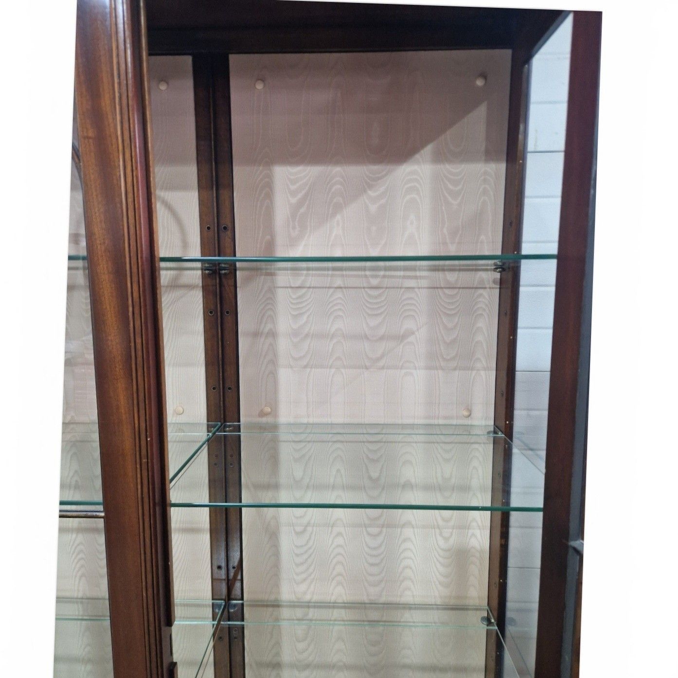 Bevan Funnell Reprodux Mahogany Showcase Display Cabinet Glazed Large Lockable photo vinterior
