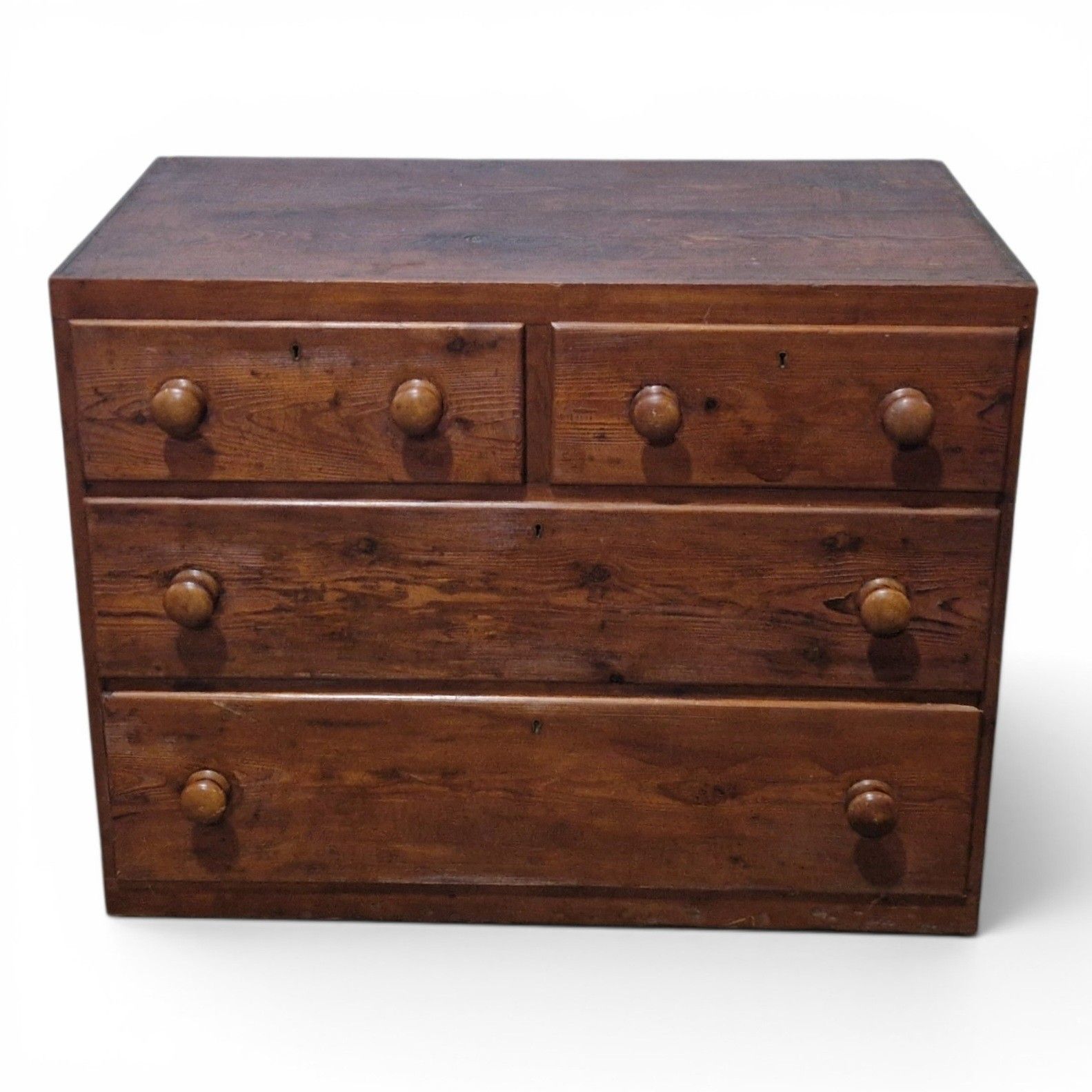 Victorian Pine Drawers Antique Cottage Farmhouse Chest Of 4 Drawers Rustic