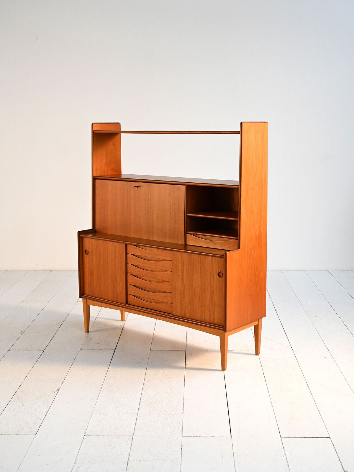 Bränntorps Writing Cabinet Teak 1950s photo vintage