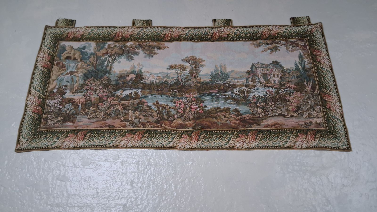 Large Vintage Wall Tapestry, 1980s photo furniture