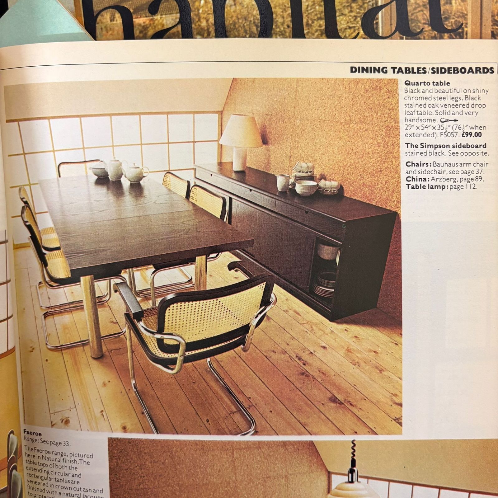 Six Black Marcel Breuer Cesca Dining Chairs With Matching Extending Dining Table Mid Century Retro Mcm photo for sale