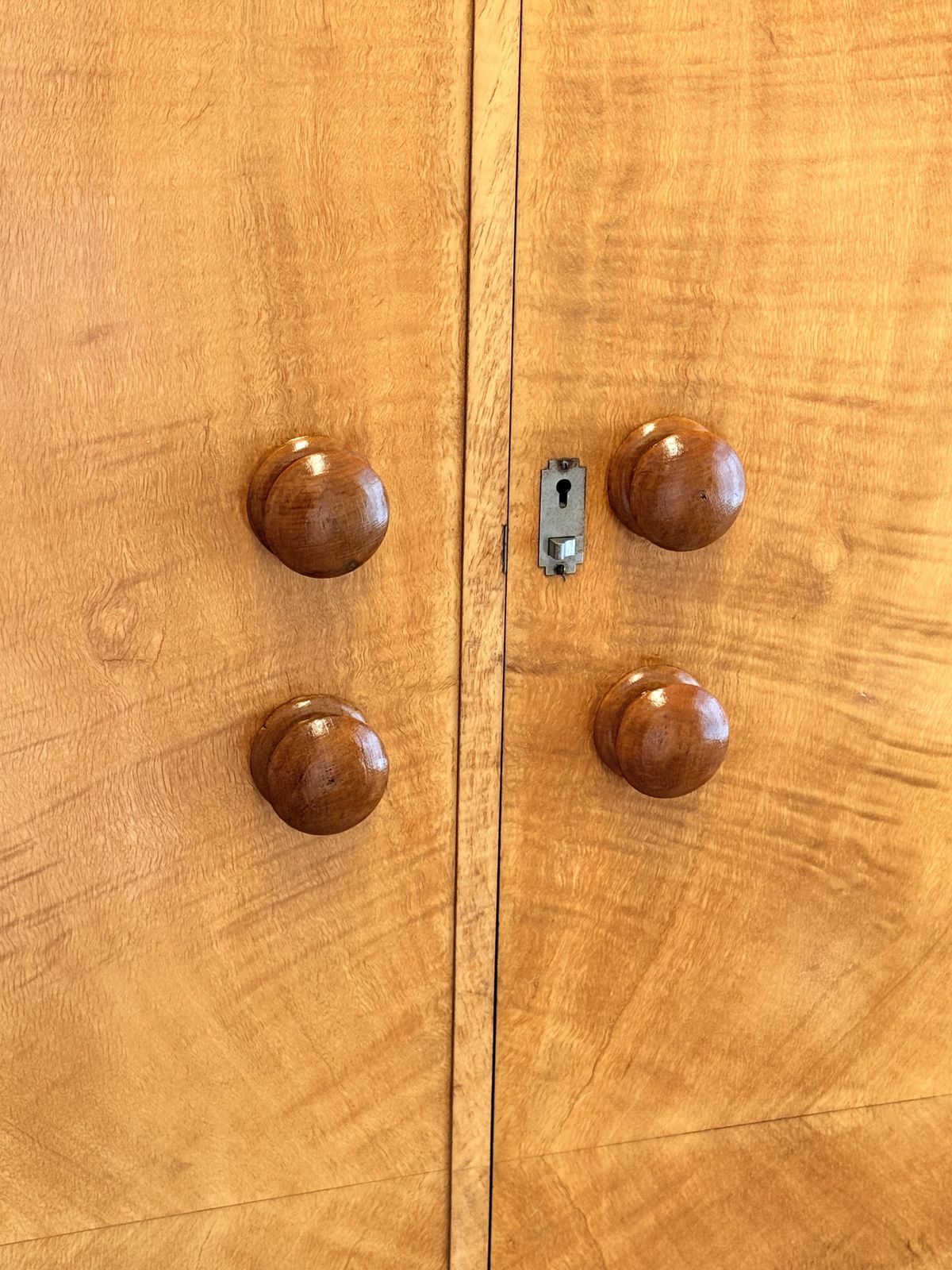 photo for sale Art Deco Compactum Wardrobe, Walnut With Fitted Integral Interior