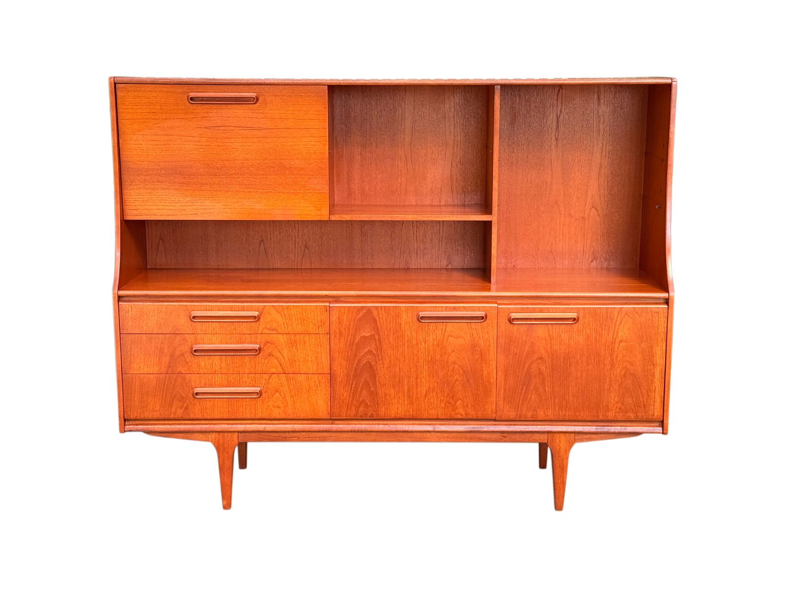 Jentique, Large Mid Century Teak Highboard