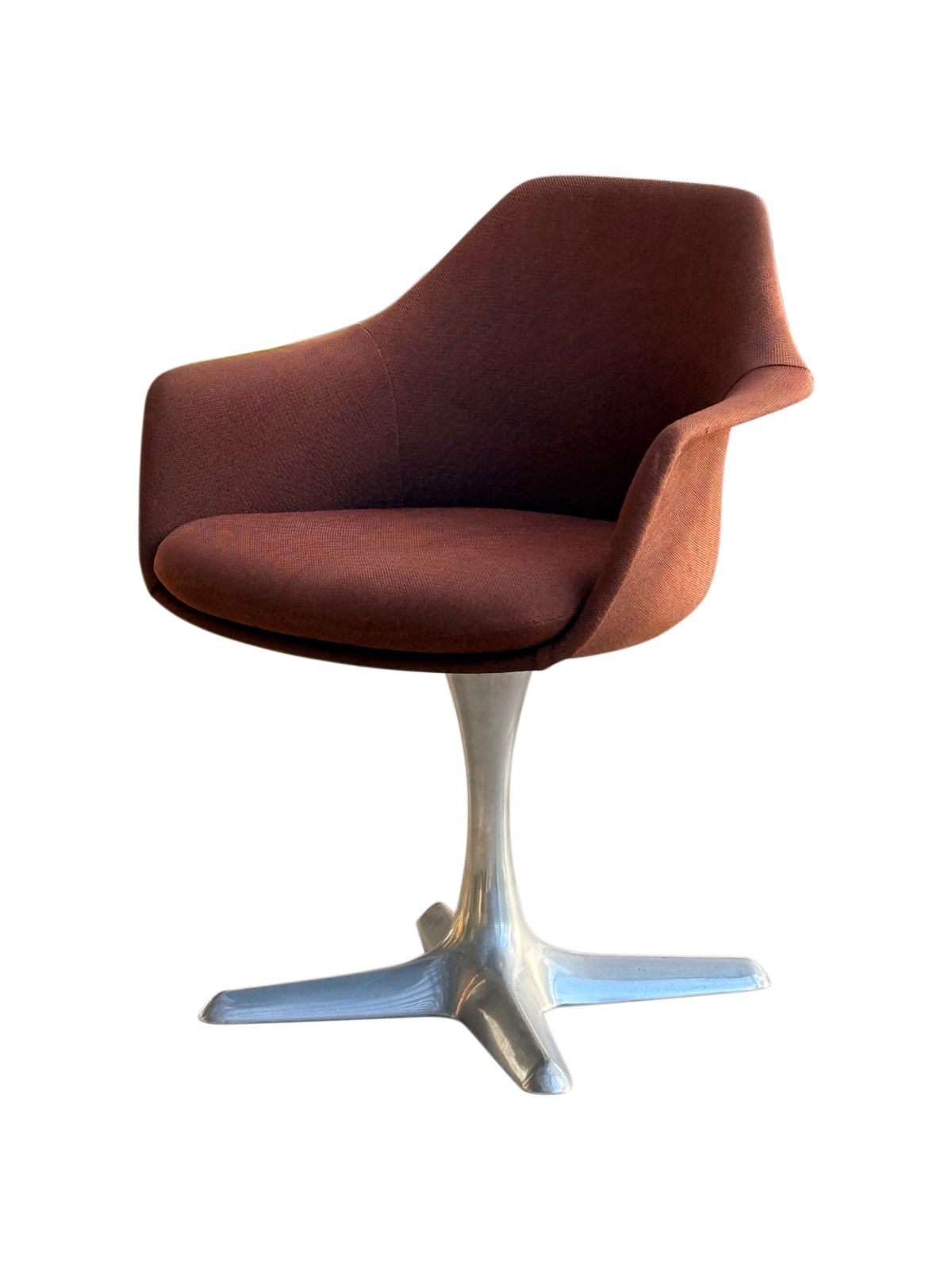 Maurice Burke For Arkana, Set Of 6(4+2) Mid Century Modern Tulip Dining Chairs photo vinterior
