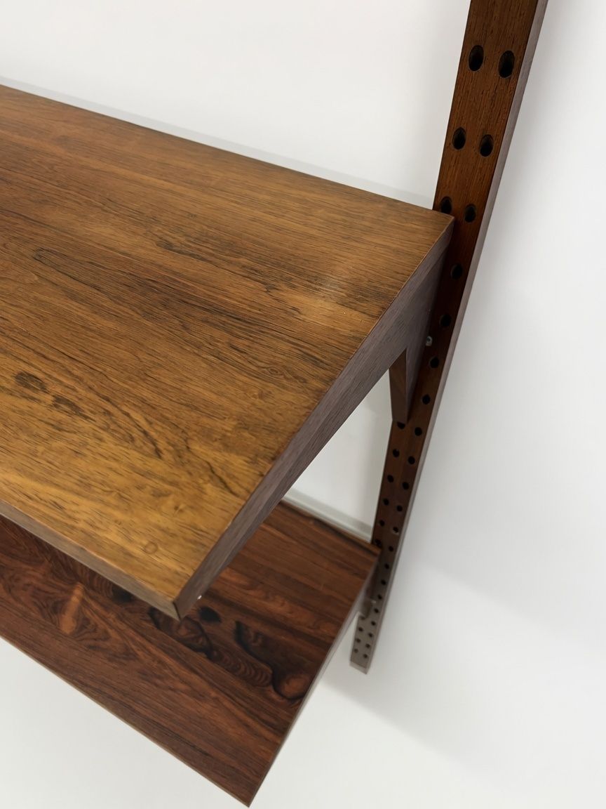 Poul Cadovius Royal System – Rosewood Modular Wall Shelving photo for sale