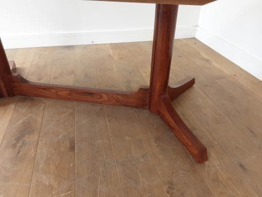 Robert Heritage Midcentury Extendable Rosewood Dining Table photo vintage