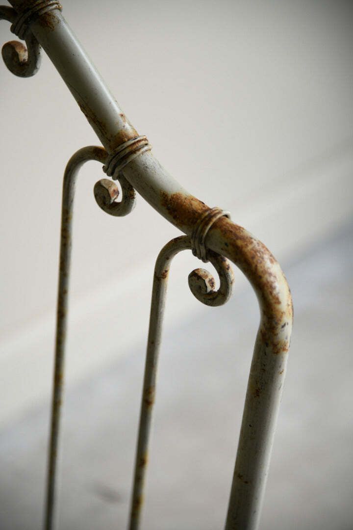 Antique French Wrought Iron Day Bed photo Furniture