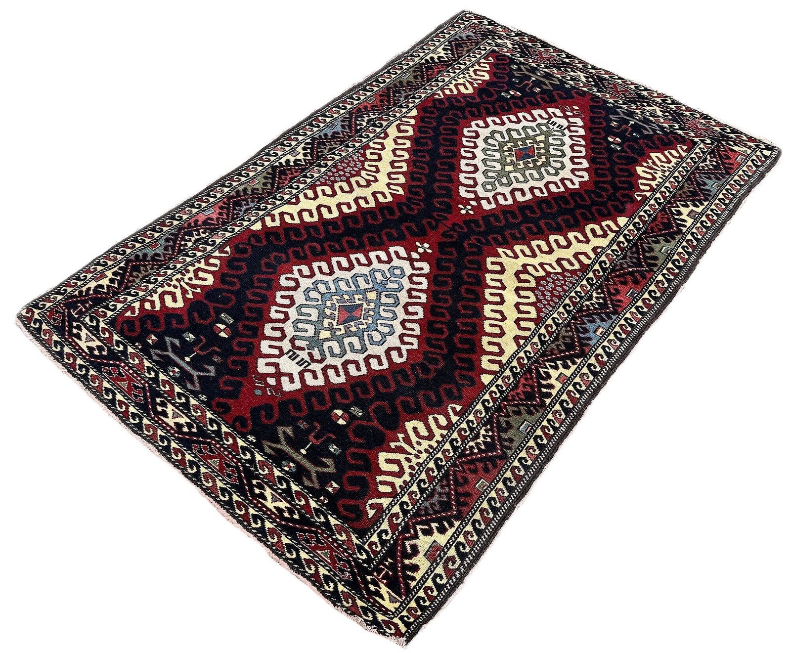 Vintage Egyptian Shirvan Rug 1.64m X 1.08m photo for sale