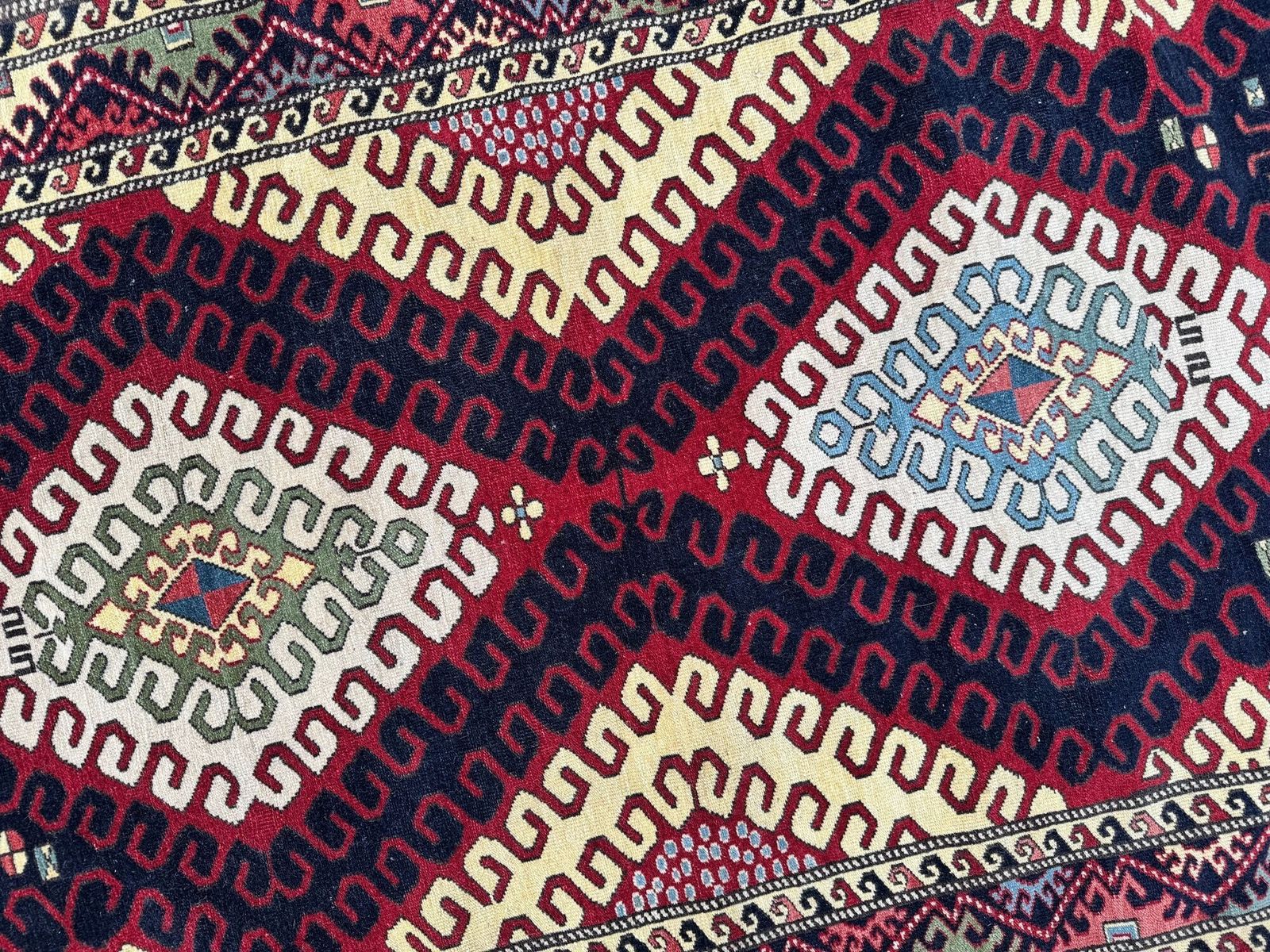 Textiles Vintage Egyptian Shirvan Rug 1.64m X 1.08m photo