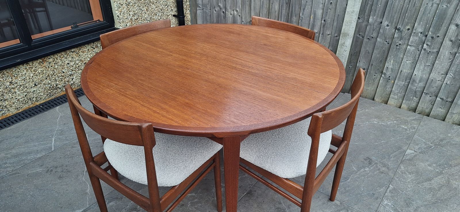 Danish Table And Chairs By Henry Rosengren Hansen photo furniture