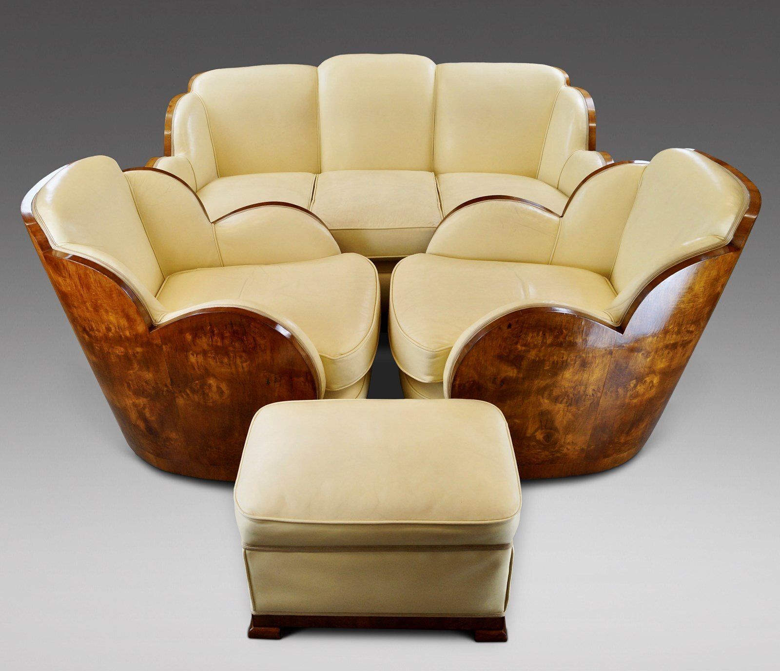 Art Deco Cloud Suite Attributed To Epstein photo furniture