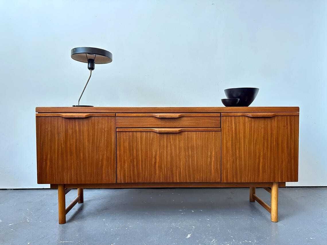 Vintage 1970s Austinsuite Teak Sideboard  Danish Retro G Plan Mid Century.